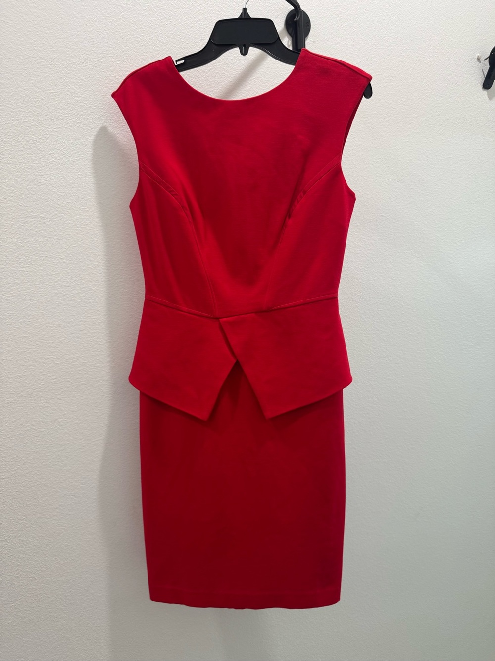 Ted Baker red peplum dress